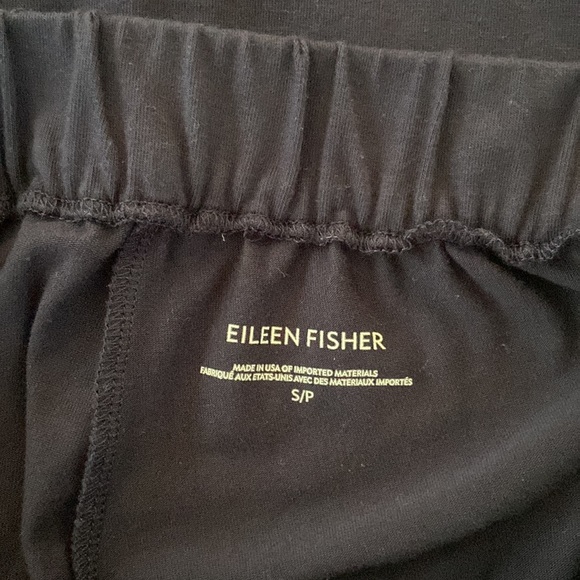 Eileen Fisher Midnight Blue Crop Slouchy Cuffed Ankle Pants ~ Size SP - Picture 7 of 8